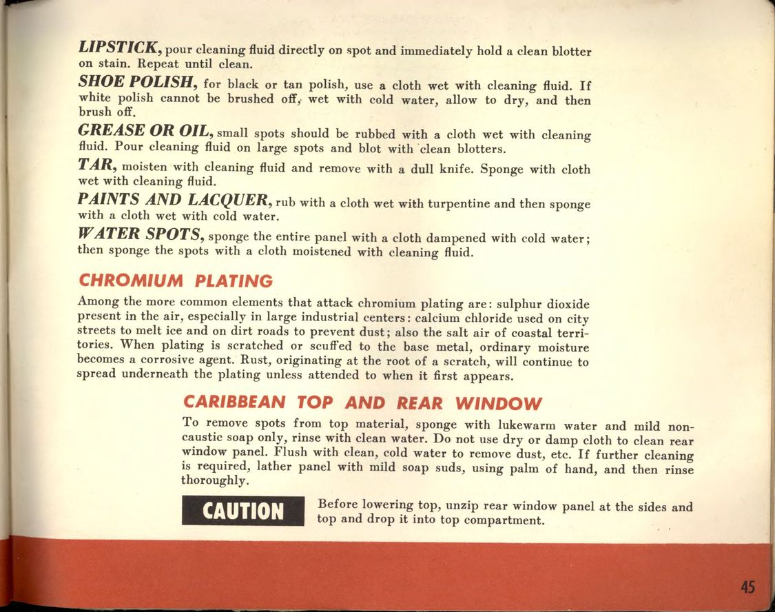 1955 Packard Owners Manual Page 35